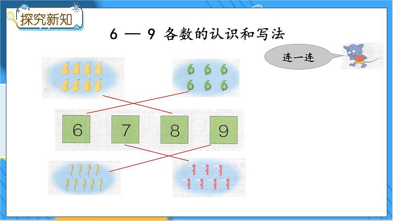 冀教版数学一上 2.2 6-9各数的认识 课件+教案+练习06