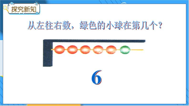 冀教版数学一上 2.7 认识几个和第几个 课件+教案+练习05