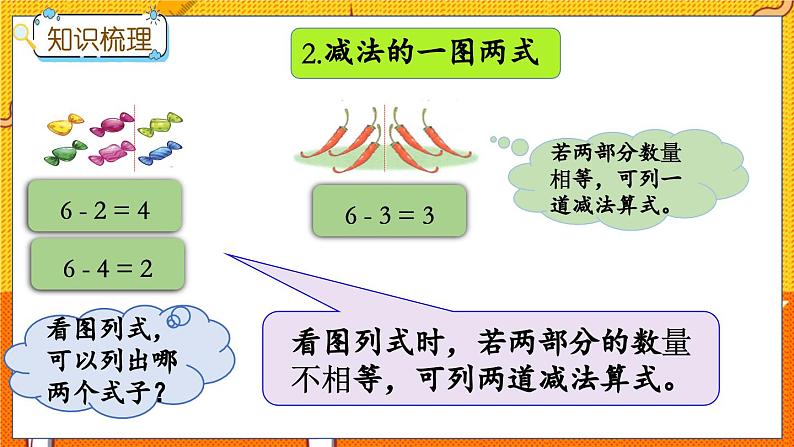 冀教版数学一上 5.10 整理与复习（二） 课件+教案+练习04