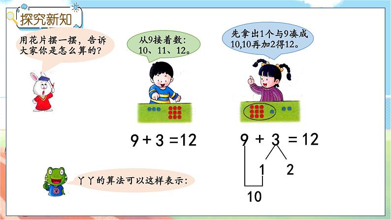 冀教版数学一上 8.2 9加几 课件+教案+练习04