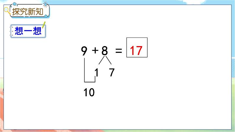 冀教版数学一上 8.2 9加几 课件+教案+练习07