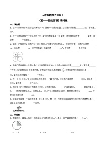 人教版六年级上册3 圆的面积课堂检测