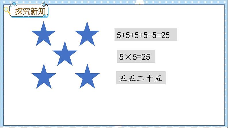 3.5 5的乘法口诀 冀教数学2年级上册【教学课件+教案+习题】07