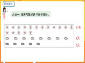 数学冀教二（上）第6单元：象形统计图和统计表 课时2 用不同的方式表示和整理简单数据 教学课件