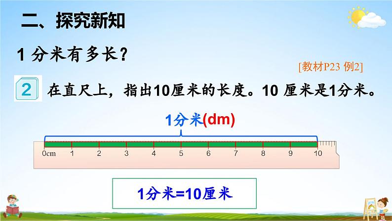 人教版数学三年级上册《3 第2课时 毫米、分米的认识（2）》课堂教学课件PPT公开课04