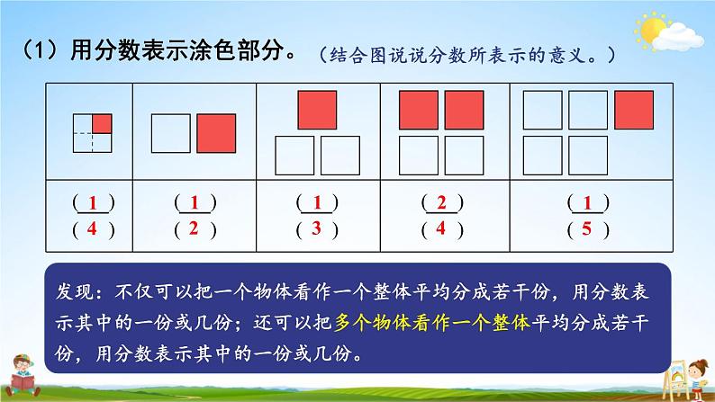 人教版数学三年级上册《8-3 分数的简单应用 第1课时 解决问题（1）》课堂教学课件PPT公开课03