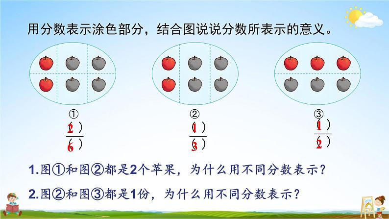 人教版数学三年级上册《8-3 分数的简单应用 第1课时 解决问题（1）》课堂教学课件PPT公开课07