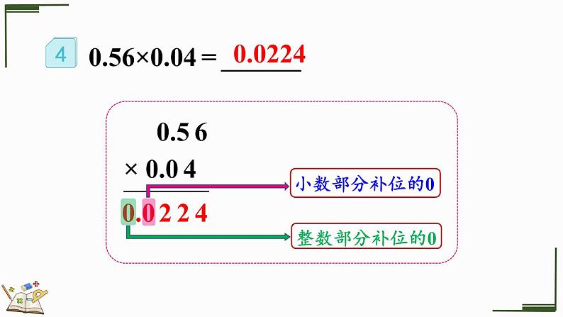 1.5 积的小数位数不够的小数乘法-人教版数学五年级上册 课件06