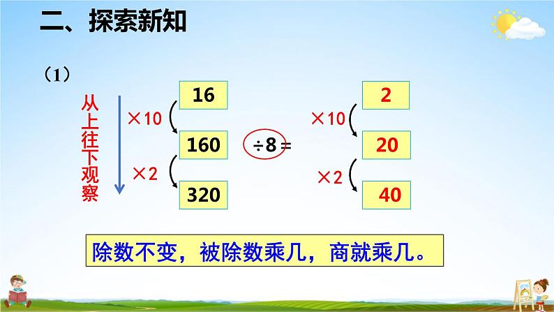 人教版数学四年级上册《6-11 商的变化规律》课堂教学课件PPT公开课03