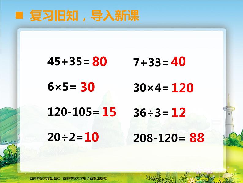 眉山市仁寿县满井镇兆嘉九年制学校徐长青《四则混合运算》第一课时课件第2页