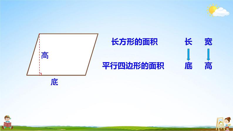 人教版数学五年级上册《6-1 平行四边形的面积》课堂教学课件PPT公开课08