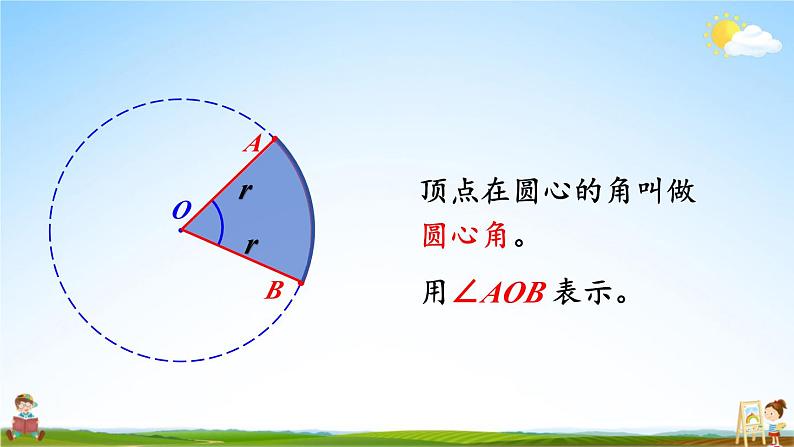 人教版数学六年级上册《5-4 扇形》课堂教学课件PPT公开课05