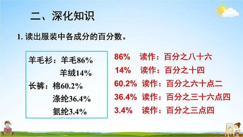 人教版数学六年级上册《9 总复习 第2课时 百分数》课堂教学课件PPT公开课第6页