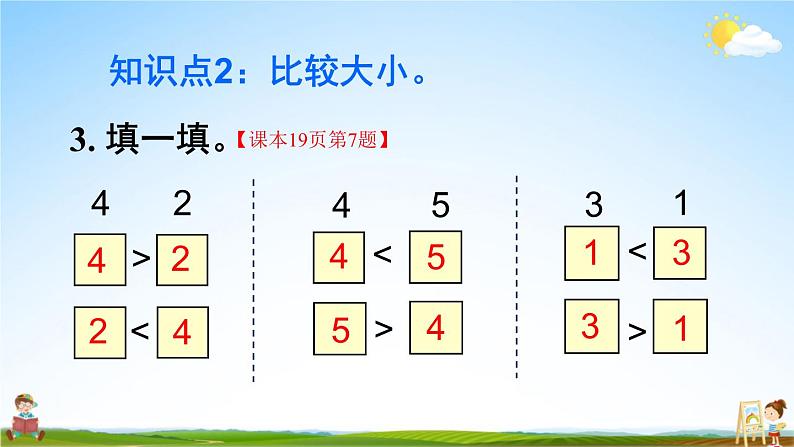 人教版数学一年级上册《3 练习课（第1-2课时）》课堂教学课件PPT公开课第5页