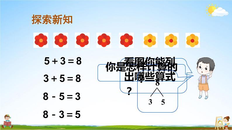 人教版数学一年级上册《5 第7课时 8和9的加减法》课堂教学课件PPT公开课第3页