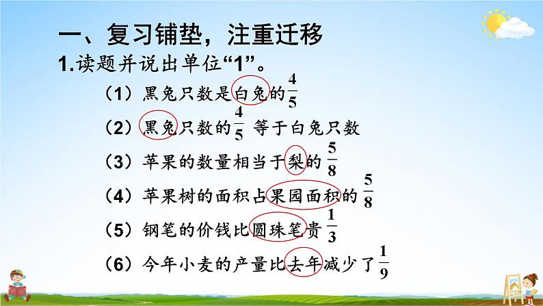 人教版数学六年级上册《1 第9课时 解决问题（2）》课堂教学课件PPT公开课第2页