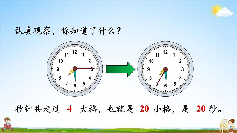 人教版三年级数学上册《1 第1课时 秒的认识》课堂教学课件PPT公开课07