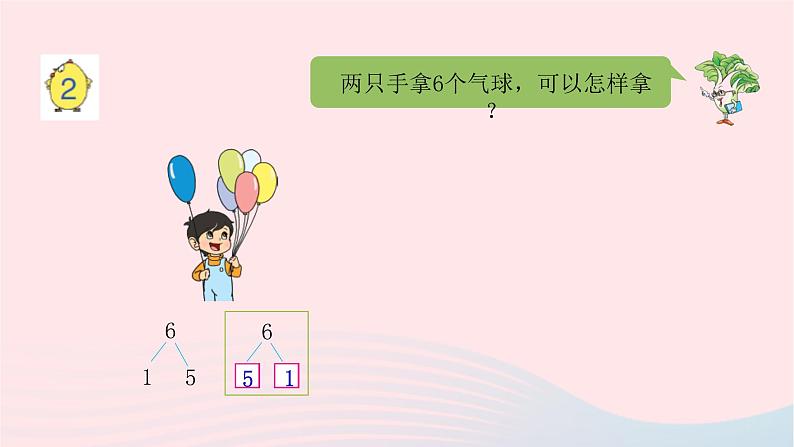 小学数学苏教版一年级上册第七单元分与合第2课时67的分与合课件05