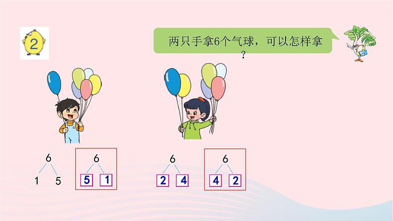 小学数学苏教版一年级上册第七单元分与合第2课时67的分与合课件06