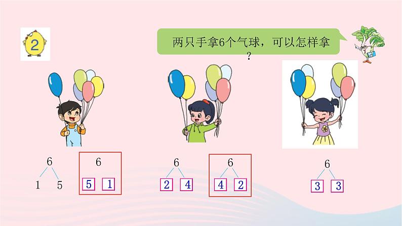 小学数学苏教版一年级上册第七单元分与合第2课时67的分与合课件07