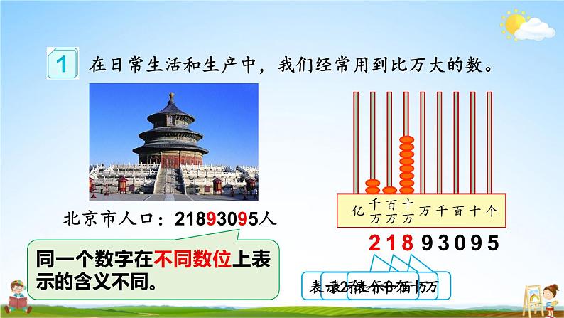 人教版四年级数学上册《1 第1课时 亿以内数的认识》课堂教学课件PPT公开课第8页