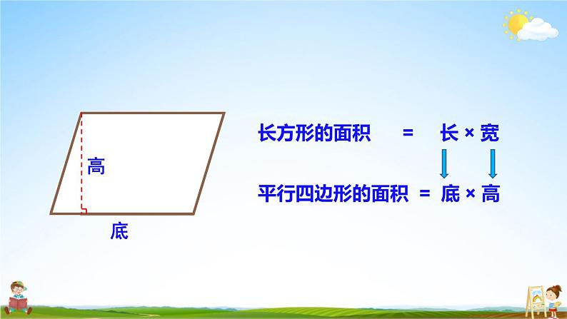 人教版五年级数学上册《6 平行四边形的面积练习课》课堂教学课件PPT公开课第2页