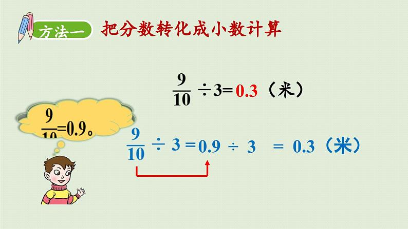 信息窗1  分数除以整数课件PPT07