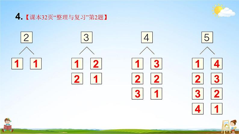 人教版一年级数学上册《3 整理和复习》课堂教学课件PPT公开课第6页