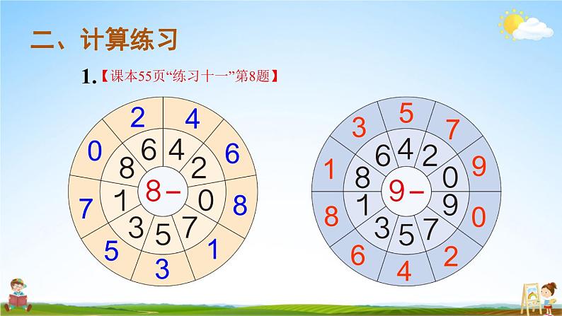 人教版一年级数学上册《5 练习课（第6~8课时）》课堂教学课件PPT公开课第6页