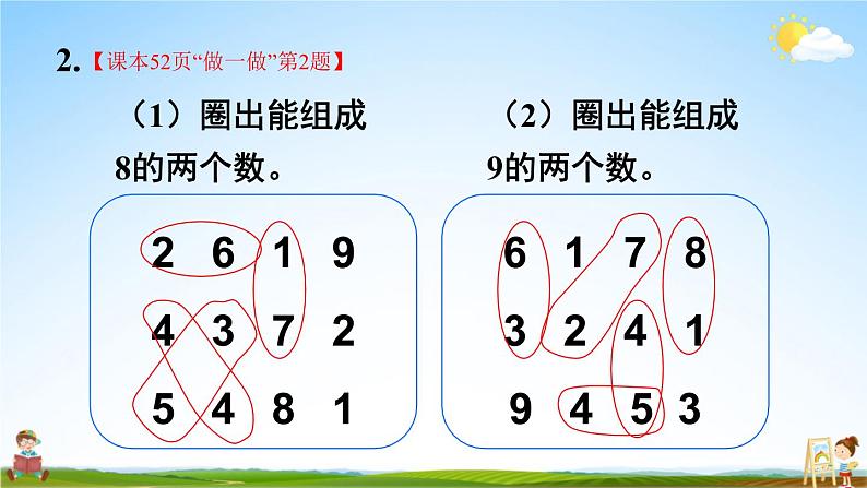 人教版一年级数学上册《5 第7课时 8和9的组成》课堂教学课件PPT公开课第6页