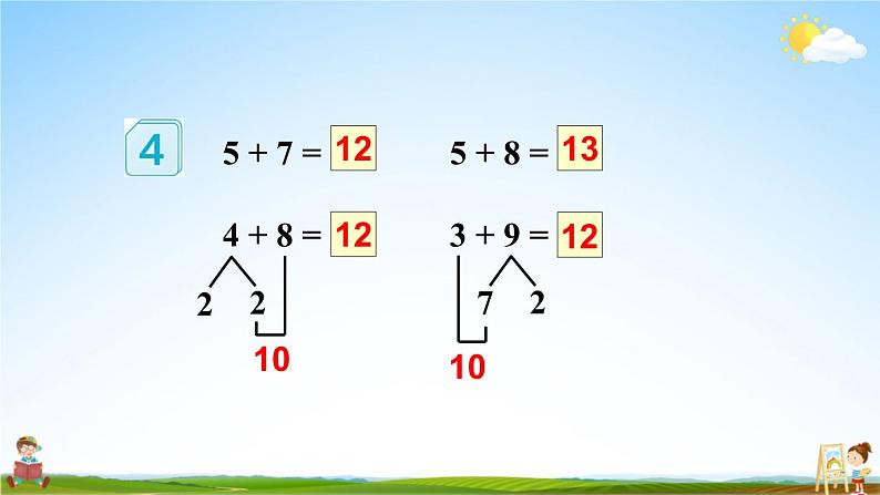 人教版一年级数学上册《8 第4课时 5、4、3、2加几》课堂教学课件PPT公开课第7页