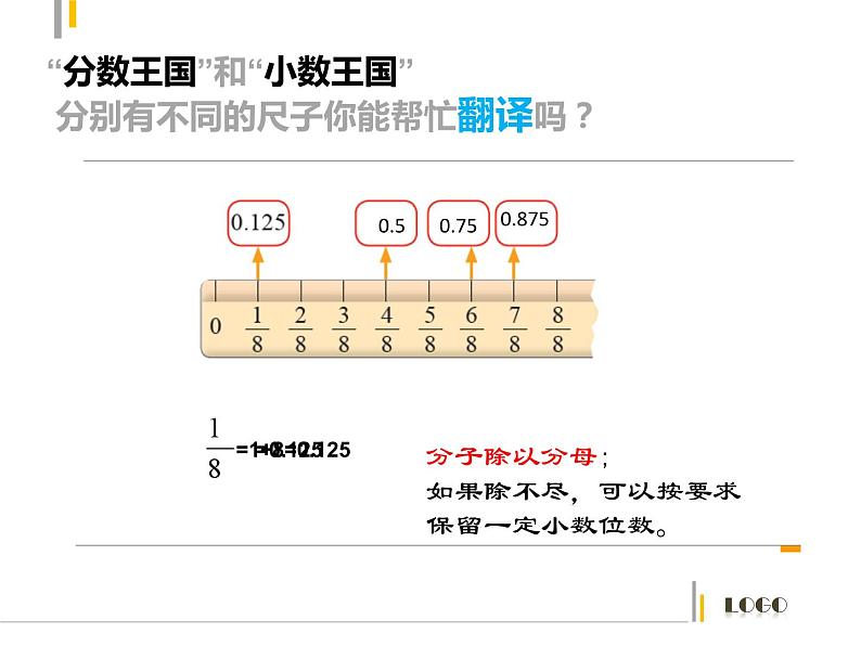 北师大版小学数学五年级下册分数与小数王国李秀珍课件PPT第7页