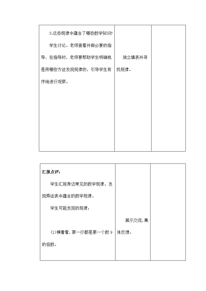 六年级下册数学教案探索规律  北师大第2页