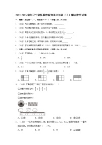 2022-2023学年辽宁省抚顺市新宾县六年级上学期期末数学试卷（含答案解析）