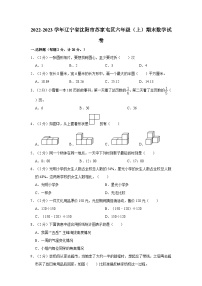 2022-2023学年辽宁省沈阳市苏家屯区六年级上学期期末数学试卷（含答案解析）