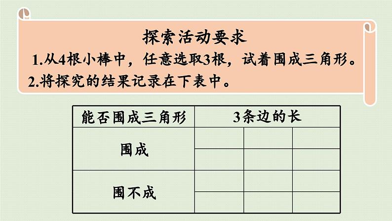 信息窗2  第1课时  三角形的三边关系课件PPT第7页