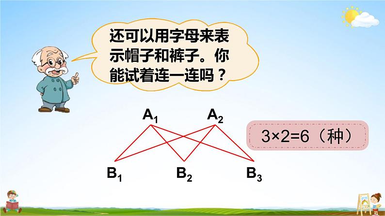 北师大版数学三年级上册《数学好玩 第2课时 搭配中的学问》课堂教学课件PPT公开课第7页