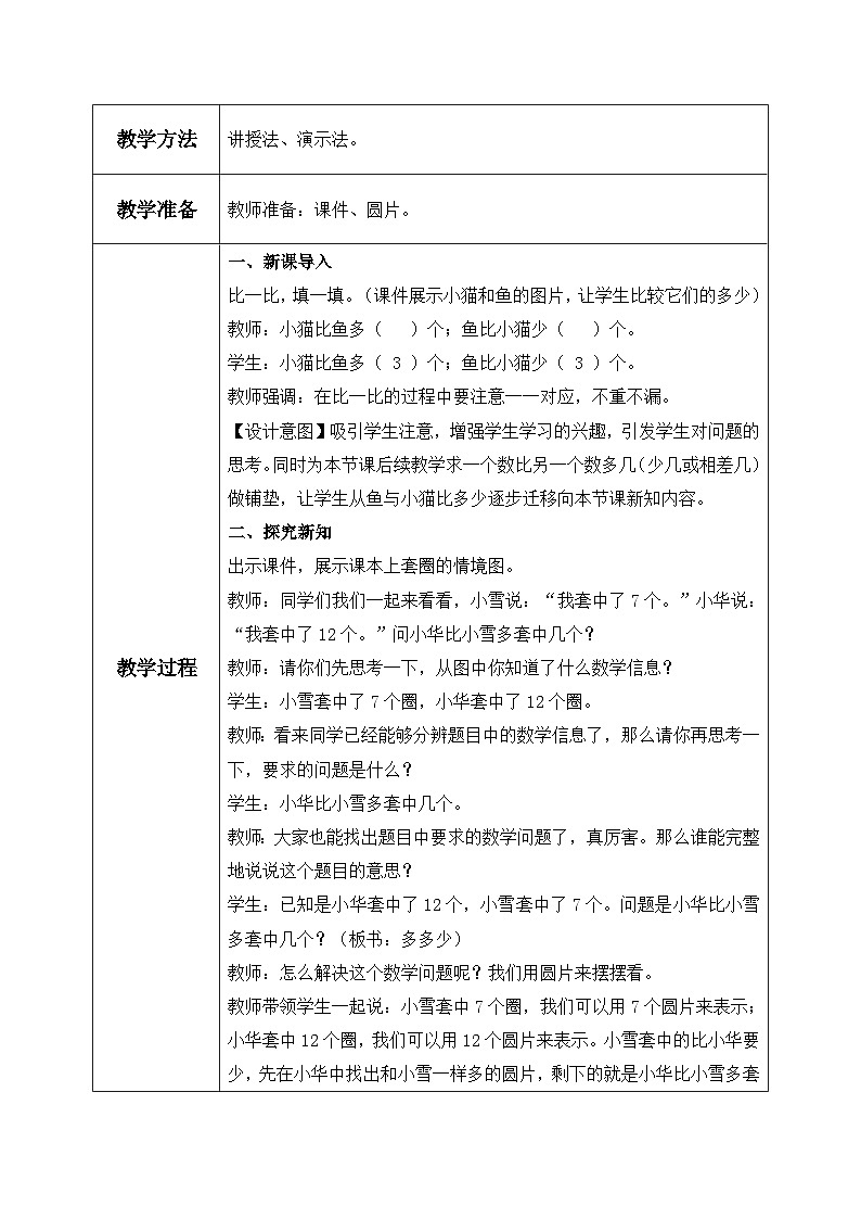 【核心素养】人教版小学数学一年级下册 第6课时 解决问题（2） 课件+ 教案（含教学反思）02