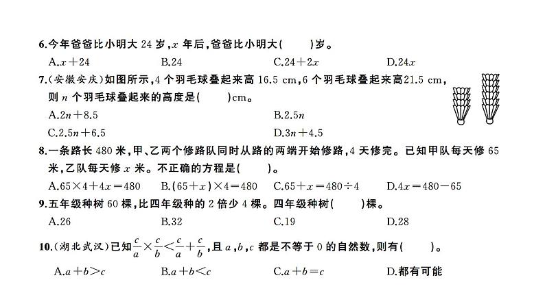 小升初数学专项复习卷(五)课件PPT第7页