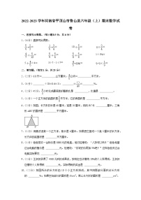 河南省平顶山市鲁山县2022-2023学年六年级上学期期末数学试卷