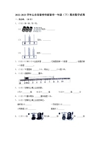 山东省泰安市新泰市2022-2023学年一年级下学期期末数学试卷