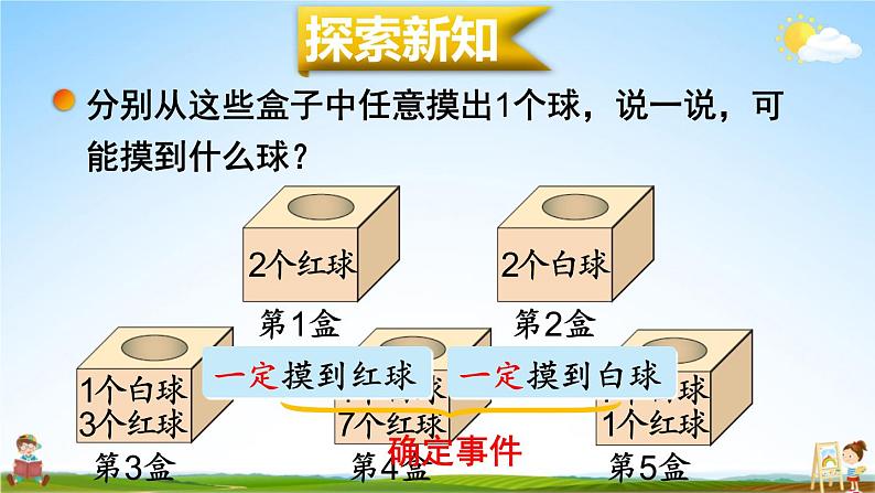 北师大版四年级数学上册《八 可能性 第2课时 摸球游戏》课堂教学课件PPT公开课03