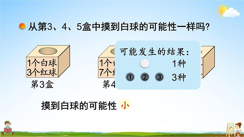 北师大版四年级数学上册《八 可能性 第2课时 摸球游戏》课堂教学课件PPT公开课05