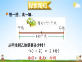 北师大版四年级数学上册《六 除法 第9课时 路程、时间与速度（2）》课堂教学课件PPT公开课