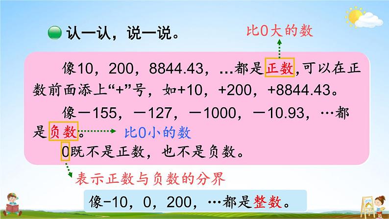 北师大版四年级数学上册《七 生活中的负数 第2课时 正负数》课堂教学课件PPT公开课07