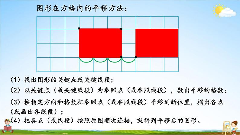 北师大版数学五年级上册《整理与复习 第2课时 轴对称和平移》课堂教学课件PPT公开课第6页