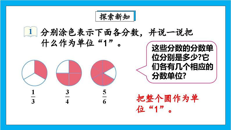 【核心素养】人教版小学数学五年级下册 4.5  真分数和假分数1     课件  教案（含教学反思）导学案05