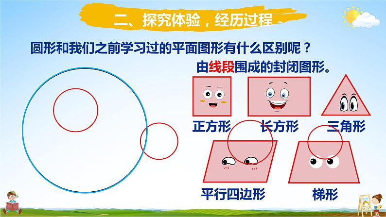 北师大版数学六年级上册《一 圆 第1课时 圆的认识(一)（1）》课堂教学课件PPT公开课05