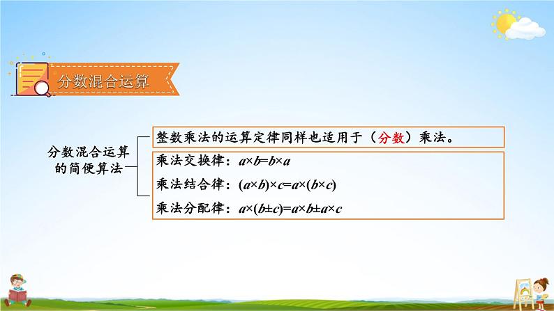 北师大版数学六年级上册《二 分数混合运算 练习二》课堂教学课件PPT公开课第3页