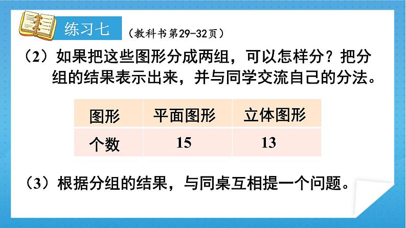 人教版小学数学一年级下册 练习七 课件08